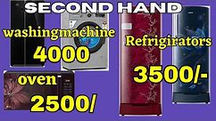 Second Hand Refrigerators,Ac's,TV's,Ovens,Available Starting Price@3000/-Second-hand Market In Hyd.