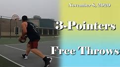 🏀Basketball Workout | NIKE Elite Tournament | 3-Pointers & Free Throws | November 8, 2020