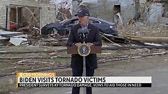 President Biden promised Kentucky tornado victims federal government will help them rebuild