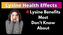 Lysine Benefits You Should Know About