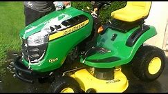How to wash a John Deere Lawn Tractor D105