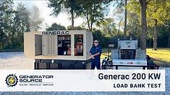 Generac 200 kW Load Bank Test