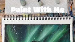 Blend acrylics like oil paints by using glazing liquid 💚🐧 #acrylicpainting #auroraborealis #northernlights #penguins #paintingtutorial #keepitcolourful | Jesse Robertson & Keep It Colourful