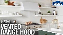 Range Hood Installation Tips | Lowe's