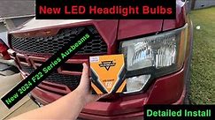 Updating The F150’s LED Headlight Bulbs! (2024 Auxbeam F22 Series)