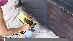 Using A Paint Spray Gun for Beginners | Smooth Furniture Makeover