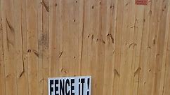 Replacing a fence