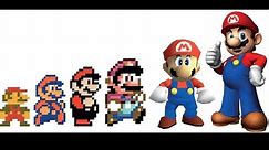 Mario 64 bits 32 bits 16 bits 8 bits 4 bits 2 bits 1 bits