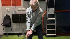 Watson Golf Hanger helping me get my left arm to lead mote at impact! Trust the process 📈 #golf #golftiktok #golfersoftiktok #GolfAdventures #girlsthatgolf #girlsgolf #golfgirl #simulator #golftips #golftok
