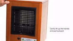 Dr Infrared Heater Original 1500-Watt Infrared Portable Space Heater with Dual Heating System DR968
