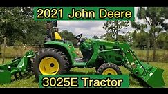 John Deere 2021 3025E Compact Tractor. New Owners Review.