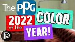 THE 2022 COLOR OF THE YEAR! | PPG PAINT COLOR TRENDS 2022