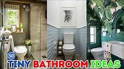 "50 Space-Saving Tiny Bathroom Ideas You Need to See in 2024 | Maximizing Small Spaces!"