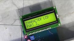 How a Character LCD Works - Part 3