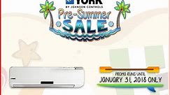 Pre-Summer Sale York Air Conditioners