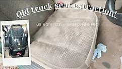 Can the Bissell SpotClean Pro handle these 20yrs+ OLD STAINS?// Car DETAILING!/ Seat Extraction!