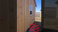 Amish built cabin 12x26 Beaverton Michigan tiny home