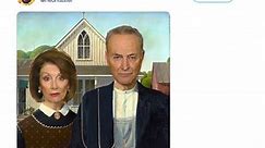 Chuck Schumer and Nancy Pelosi's rebuttal to Trump unleashes a flood of memes