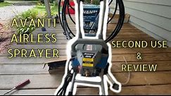 CHEAP Harbor Freight Airless Sprayer! Avanti second use and review!