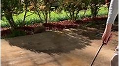 Removing Rust From Concrete Driveway #pressurewashing #pressurewashingbusiness #pressurewashingforbeginners #pressurewashingtips #reels #reelsfb #reelsvideos #adsonreels #reelsfb2024 #fyp | Lanscaping