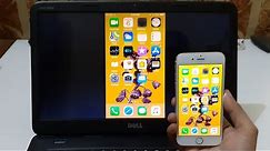How to Connect iPhone to Laptop | Share iPhone Screen on Laptop