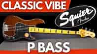 Squier CLASSIC VIBE 70s Precision Bass FULL DEMO
