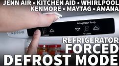 How to Force Defrost a Jenn Air Fridge - Fridge Not Defrosting Bottom Freezer Cold Refrigerator Warm
