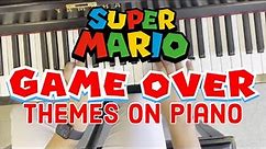 Super Mario Game Over Themes on Piano