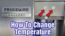 How to Adjust the Temperature of Your Frigidaire Refrigerator