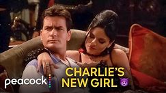 Two and a Half Men | Charlie's New Girlfriend Gives Alan The Creeps