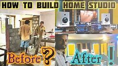 How to build your Home studio ? | Studio Tour | Malayalam |Acoustic panels | Kali Audio Lp6 | Evo 8