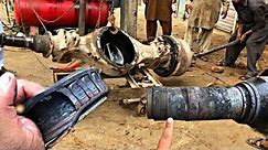 An Threads Method Using for Repairing of Seized Truck Axle Stuck in the Hub ||Repairing Seized Axle|