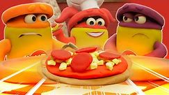 Play-Doh Pizza Topping Challenge 🍕 Kids Animation | The Play-Doh Show ⭐️