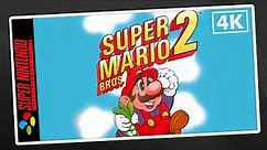 [SNES Longplay] Super Mario Bros 2 (Super Mario All-Stars) | Full Game Walkthrough 4K
