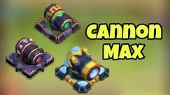 Cannon Level 1 to 20 | All Levels Comparison | Clash of Clans