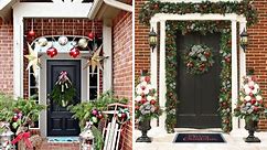 100 Best Christmas Porch Decorations | Christmas yard decor