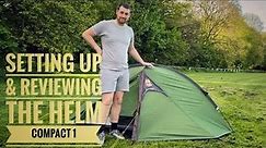 Setting up & Reviewing the Helm Compact 1 by Wild Country. The BEST 1 Man tent!?