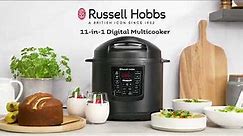 Cook A Wide Variety Of Meals With The Russell Hobbs 11-in1 Digital Multi Cooker | The Good Guys