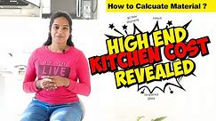 High End Kitchen Cabinet Cost | Material Cost Calculation | Labor Cost ? | Save money | Tamil