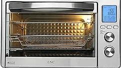 Toaster Oven, LNC 34QT Extra Large 1750W Air Fryer Oven with 12 Cooking Functions, Super Hot Air Convection Oven- A05000B