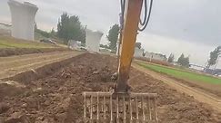 The process of excavating soil for underground