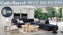 New Crate & Barrel + Pottery Barn Dupes Luxe Look for Less!