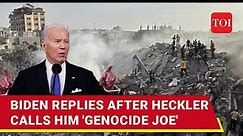 Heckler Calls Joe Biden 'Genocide Joe' During Georgia Speech, Biden Responds Amid Embarrassment