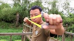 Amazing skills slingshot master extreme accuracy slingshot shooting