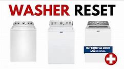 Get Your Amana Washer Working Again Lid Lock Reset How To