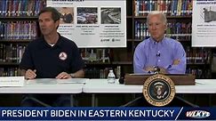 President Biden and Gov. Beshear in eastern KY