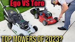 Best LAWN Mower. EGO vs TORO. Battery Operated Lawn Mowers