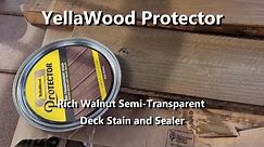 YellaWood Protector Rich Walnut Semi-Transparent Deck Stain and Sealer