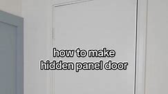 Making a hidden panel door, here's how you can do it with everything from @Bunnings #bunningsinspo #DIY #diyprojects