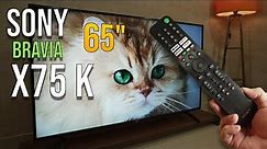 SONY Bravia X75K 65 Inch High Dynamic Range Google TV with Sony X1 4K processor